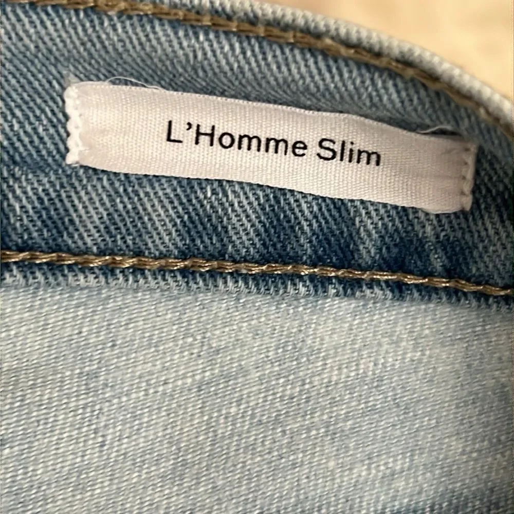 FRAME Men's L'Homme Slim Leg Jeans in Sunbath Size 30